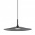 SEPTICA 16W Závěsné svítidlo, těleso kov, povrch černá, dif plast opál, LED 16W, teplá 3000K, 1150lm, Ra90, 230V, IP20, tř.2, rozměry d=400mm, h=148mm, vč závěs kabelu l=1430mm, lze zkrátit.