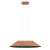 ALBADA HL R 12W Závěsné svítidlo, lustr, základna kov, stínítko textil vnější kávová, vnitřní tm. šedá, LED 12W, 950lm, teplá 3000K, Ra90, 230V, IP20, tř.2, rozměry d=750mm, h=152mm, vč. lank závěsu l=2012mm, lze zkr