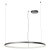 LEVERI HL R 40W TRIAC CCT Závěsné svítidlo, těleso hliník, povrch kouřový nikl, LED 40W, 2441lm-2526lm,  přepín. CCT teplá 2700K-neutr 4000K, stmív. TRIAC, Ra90, 230V, IP20, tř.1, d=500mm, vč závěs lanka l=3000mm, lze zkr.