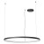 LEVERI HL R 40W TRIAC CCT Závěsné svítidlo, těleso hliník, povrch černá, LED 40W, 2441lm-2526lm,  přepín. CCT teplá 2700K-neutr 4000K, stmív. TRIAC, Ra90, 230V, IP20, tř.1, rozměry d=500mm, vč závěs lanka l=3000mm, lze zkr.