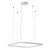 LEVERI HL SQ 40W TRIAC CCT Závěsné svítidlo, těleso hliník, povrch bílá, LED 40W, 2421lm-2507lm, přepín. CCT teplá 2700K-neutr 4000K, stmív. TRIAC, Ra90, 230V, IP20, tř.1, rozměry 500x500mm, vč závěs lanka l=2500mm, lze zkr.