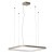 LEVERI HL SQ 40W TRIAC CCT Závěsné svítidlo, těleso hliník, povrch stříbrno-kávová, LED 40W, 2421lm-2507lm, přepín. CCT teplá 2700K-neutr 4000K, stmív. TRIAC, Ra90, 230V, IP20, tř.1, 500x500mm, vč závěs lanka l=2500mm, lze zkr.