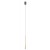 SLIM HL 6,2W Závěsné bodové svítidlo, základna hliník, povrch zlatá mat, LED 6,2W, teplá 3000K, 495lm, 230V, IP20, d=32mm, h=400mm, vč. závěs. kabelu l=1500mm, lze zkrátit.