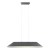 ALBADA HL O 23,5W Závěsné svítidlo, lustr, základna kov, stínítko textil vnější tm. šedá, vnitřní šedá, LED 23,5W, 1850lm, teplá 3000K, Ra90, 230V, IP20, tř.2, 1090x400mm, h=152mm, vč. lank závěsu l=2012mm, lze zkr