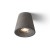 Stropní bodové svítidlo, těleso beton, povrch tmavý granit, pro žárovku 1x5W, GU10, 230V, IP20, rozměry d=110mm, h=105mm.