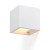 Nástěnné svítidlo, těleso sádra, povrch bílá, pro žárovku 1x40W, G9, 230V, IP20, tř.1, rozměry 115x115x115mm, svítí nahoru/dolů