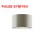 DIONE 40/25 Stínítko, materiál textil povrch holubí šeď/stříbrná fólie, pro žárovku max 23W, d=400mm, h=250mm