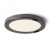 GREHAM IN Stropní, podhledové svítidlo, základna kov, rámeček chrom černá, difuzor plast opál, LED 1x6W, teplá 3000K, 540lm, Ra80, 230V, IP20, tř.2. rozměry d=90mm h=9mm