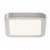 GREHAM IN SQUARE Stropní, podhledové svítidlo čtvercové, základna kov, rámeček nikl mat, difuzor plast opál, LED 1x6W, teplá 3000K, 540lm, Ra80, 230V, IP20, tř.2. rozměry 90x90x9mm