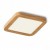 GREHAM IN SQUARE Stropní, podhledové svítidlo čtvercové, základna kov, rámeček dřevo buk světlý, difuzor plast opál, LED 1x6W, teplá 3000K, 540lm, Ra80, 230V, IP20, tř.2. rozměry 90x90x9mm