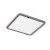 GREHAM IN SQUARE Stropní, podhledové svítidlo čtvercové, základna kov, rámeček chrom černá, difuzor plast opál, LED 1x18W, teplá 3000K, 1620lm, Ra80, 230V, IP20, tř.2. rozměry 175x175x9mm