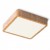 GREHAM SQUARE VÝPRODEJ Stropní přisazené svítidlo čtvercové, základna kov, rámeček dřevo buk světlý, difuzor plast opál, LED 1x18W, teplá 3000K, 1620lm, Ra80, 230V, IP20, tř.2. rozměry 178x178x35mm