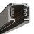 EUTRAC 3F PŘISAZENÁ závěsná NAPÁJECÍ LIŠTA Přisazená, závěsná, 3F, třífázová, napájecí lišta, materiál hliník, povrch černá, 3x16A, 3x230V, IP20, 23x36mm, délka l=2000mm