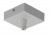HONDAS Stropní rozeta, materiál hliník, povrch stříbrná, rozměry: 85x85x27mm.