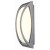 KARTAGO 2 Stropní svítidlo, těleso hliník, barva šedostříbrná, difuzor plast opál, pro úspornou žárovku 1x24W, E27, 230V, IP54, 70x175mm