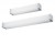 ELBASAN Nástěnné svítido do koupelny, těleso hliník a plast, povrch chrom, difuzor plast opál, LED 8W, 600lm, neutrální 4000K, 230V, do koupelny IP44, tř.2, rozměry 350x60x75mm.