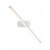 PAILET WL 12W IP44 Nástěnné svítidlo k zrcadlu, do koupelny, těleso hliník, povrch bílá, difuzor plast, LED 12W, 1441lm, teplá 3000K, Ra80, 230V, do koupelny IP44, rozměry 600x100mm, svítí dolů.