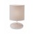 STUART 1x28W E14 Stolní dekorativní lampa, těleso keramika, povrch smalt šedá, stínítko textilní látka v barvě, pro žárovku 1x28W, E14, 230V, IP20, tř.2, rozměry d=130mm, v=200mm