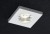 LERO SQUARE LED 1x1W Vestavné stropní bodové svítidlo, těleso hliník, povrch bílá mat, difuzor polykarbonát, LED 1x1W, 67lm, neutrální 4000K, 230V, IP20, tř.1, rozměry 30x26x16mm