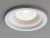ROSKOV Vestavné stropní bodové svítidlo, těleso hliník, povrch bílá mat, LED 9W, 958lm, teplá 3000K, 230V, IP20, tř.2, rozměry d=90mm, h=65mm.