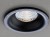 ROSKOV Vestavné stropní bodové svítidlo, těleso hliník, povrch černá mat, LED 9W, 958lm, teplá 3000K, 230V, IP20, tř.2, rozměry d=90mm, h=65mm.