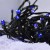 20xLED modrá, na baterie 2xAA, IP20, 3m VÝPRODEJ Vánoční řetěz na stromeček, 20xLED, modrá, délka svítící části 3m,  rozteč LED 15cm, svítí stále, napájení 3xAA baterie, IP20, přívod 0,3m