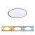 SOKA 18W CCT IP54 Stropní svítidlo, těleso plast stříbrná, dif plast opál, LED 18W, 1620lm, přepín. CCT teplá 3000K-denní 6500K, 230V, IP54, rozměry d=220mm, h=26mm.