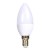 LED žárovka 6W E14 Světelný zdroj LED žárovka svíčková, materiál kov, difuzor plast opál, LED 6W, 510lm, E14, neutrální 4000K, 230V, střední životnost 20.000h, rozměry d=37mm, h=104mm.