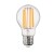 LED žárovka 12W, E27, A60 Světelný zdroj, základna kov, sklo čiré, žárovka LED 12W, E27, A60, teplá 2700K, 1560lm, Ra80, 230V, rozměry d=60mm, l=109mm
