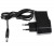 Síťový adaptér, 12V, 12W Síťový adaptér do zásuvky pro LED pásky, černá, vstup 230V, výstup 12V, 1A, 12W, IP20, konektor 5,5/2,1mm, rozměry 73x43x28mm, kabel l=1m, ochrana proti zkratu, přetížení, přehřátí