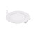 UNION PANELS RRO Stropní podhledové svítidlo, těleso hliník, povrch bílá, dufuzor plast, LED 6W, 470lm, teplá 3000K, Ra80, 230V, IP20, rozměry d=120mm, h=10mm, trafo na kabelu