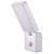 PARAK LED 15W PIR, IP65 Venkovní nástěnné svítidlo, nastav. sklon svícení, PIR senzor pohybu, těleso plast bílá, difuzor plast opál, LED 15W, neutrální 4000K, 1100lm, 230V, IP65, rozměry 230x95x50mm.