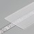 DNH 35,2x0,8mm Nasouvací difuzor k profilu pro LED pásky, materiál polykarbonát PC, povrch transparentní, propustnost 90%, rozměry 35,2mmx0,8mm, l=2000mm