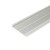 kryt PROFILU, 50x6,6mm Kryt profilu pro LED pásky, materiál hliník, povrch elox šedostříbrná, rozměry 50x6,6mm, l=2000mm