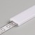 DIFUZOR NA KLIP Difuzor k profilu pro LED pásky nacvakávací, materiál PMMA, povrch opál, propustnost 70%, rozměry 13,1x3,8mm, l=3000mm