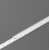 DNC2 10,2x2mm Nasouvací difuzor k profilu pro LED pásky, materiál plast PMMA, povrch transparentní, propustnost 90%, rozměry 10,2x2mm, délka l=4000mm.