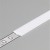 DNA 10x0,8mm Nasouvací difuzor k profilu pro LED pásky, materiál polykarbonát PC/PP, povrch opál, propustnost 70%, rozměry 10x0,8mm, l=2000mm