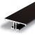 BELLIS profil Nástěnný, přisazený profil pro LED pásky, materiál hliník, povrch černý, max šířka LED pásků w=10mm, rozměry 40x13,5mm, l=2000mm, svítí nahoru/dolů