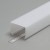 DCE7 19,5x23mm Difuzor k profilu pro LED pásky nacvakávací, čtvercový, materiál PMMA, povrch opál, propustnost 70%, rozměry 19,5x23mm, l=4000mm