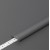 DNC3 15,3x4mm Nasouvací difuzor k profilu pro LED pásky, materiál plast PMMA, povrch černá mat, propustnost 70%, rozměry 15,3x4mm, délka l=3000mm.