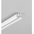 MACIE 17x20mm Kruhový profil pro LED pásky, materiál hliník, povrch bílá, max šířka LED pásku w=12mm, rozměry d=20mm, délka l=1000mm