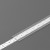 DNA1 14,4x0,8mm Nasouvací difuzor k profilu pro LED pásky, materiál plast PC, povrch čirá, propustnost 93%, rozměry 14,4x0,8mm, délka l=2000mm.