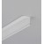 MADY 16,5x16,5mm Přisazený rohový profil pro LED pásky 2x12mm, materiál hliník, povrch bílý, rozměry 16,5x16,5mm, délka l=2000mm.