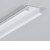 PROTL profil 25x7,4 Vestavný, profil pro LED pásky, materiál hliník, povrch bílý, max šířka LED pásků 14mm, rozměry 25x7,4mm, délka l=2000mm.