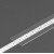 DNA6, 23,1x0,8mm Nasouvací difuzor k profilu pro LED pásky, materiál plast PP, povrch čirý, rozměry 23,1x0,8mm, délka l=2000mm.