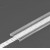 DNA C6 21,6x4,6 Nacvakávací difuzor k profilu pro LED pásky, materiál plast PMMA, povrch čirý, rozměry 21,6x4,6mm, délka l=2000mm.