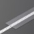 DNA9 31x0,8mm Nasouvací difuzor k profilu pro LED pásky, materiál plast PC, povrch transparent, propustnost 93%, rozměry 23,1x0,8mm, délka l=2000mm.