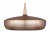 CLAVA DINE COPPER Stínítko svítidla, těleso hliník, povrch měděná, pro žárovku 1x15W, E27, rozměry d=430mm, h=280mm, závěs SAMOSTATNĚ