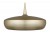 CLAVA DINE BRASS Stínítko svítidla, těleso hliník, povrch mosazná, pro žárovku 1x15W, E27, rozměry d=430mm, h=280mm, závěs SAMOSTATNĚ