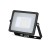 20W slim VÝPRODEJ Světlomet, venkovní reflektor, těleso hliník, povrch černá, krycí sklo čiré, LED 20W, 1600lm, neutrální 4000K, Ra80, 230V, IP65, IK05, rozměry 153x132x27mm